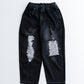 Acy SCRATCH DENIM PANTS