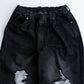 Acy SCRATCH DENIM PANTS