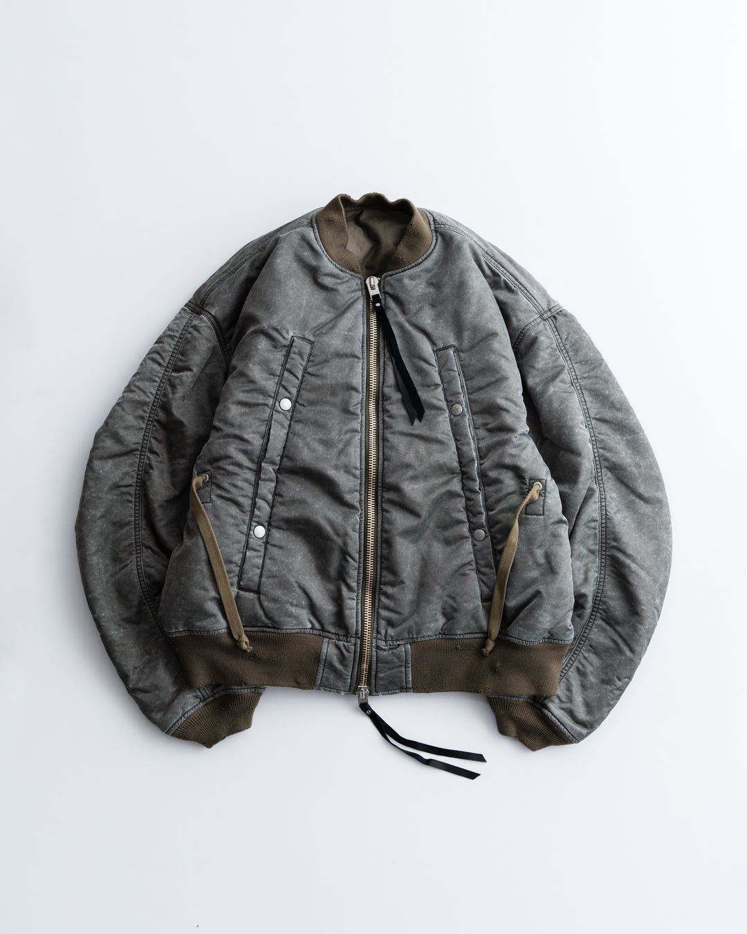 Name. WIDE POCKET FLIGHT JACKET : FADED