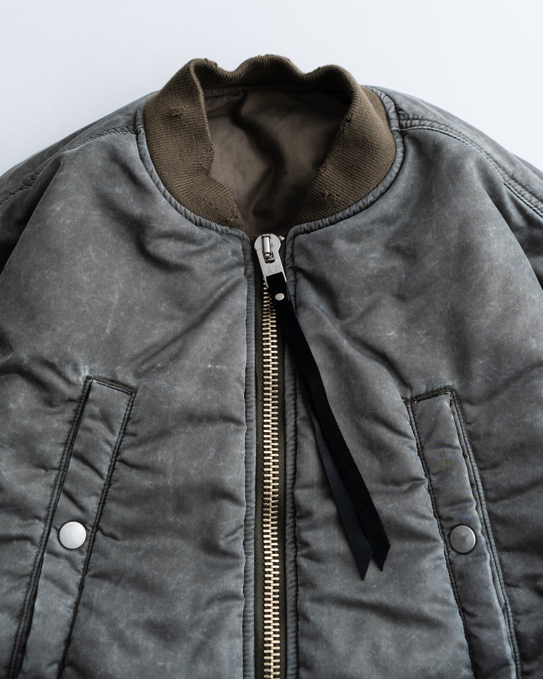 Name. WIDE POCKET FLIGHT JACKET : FADED