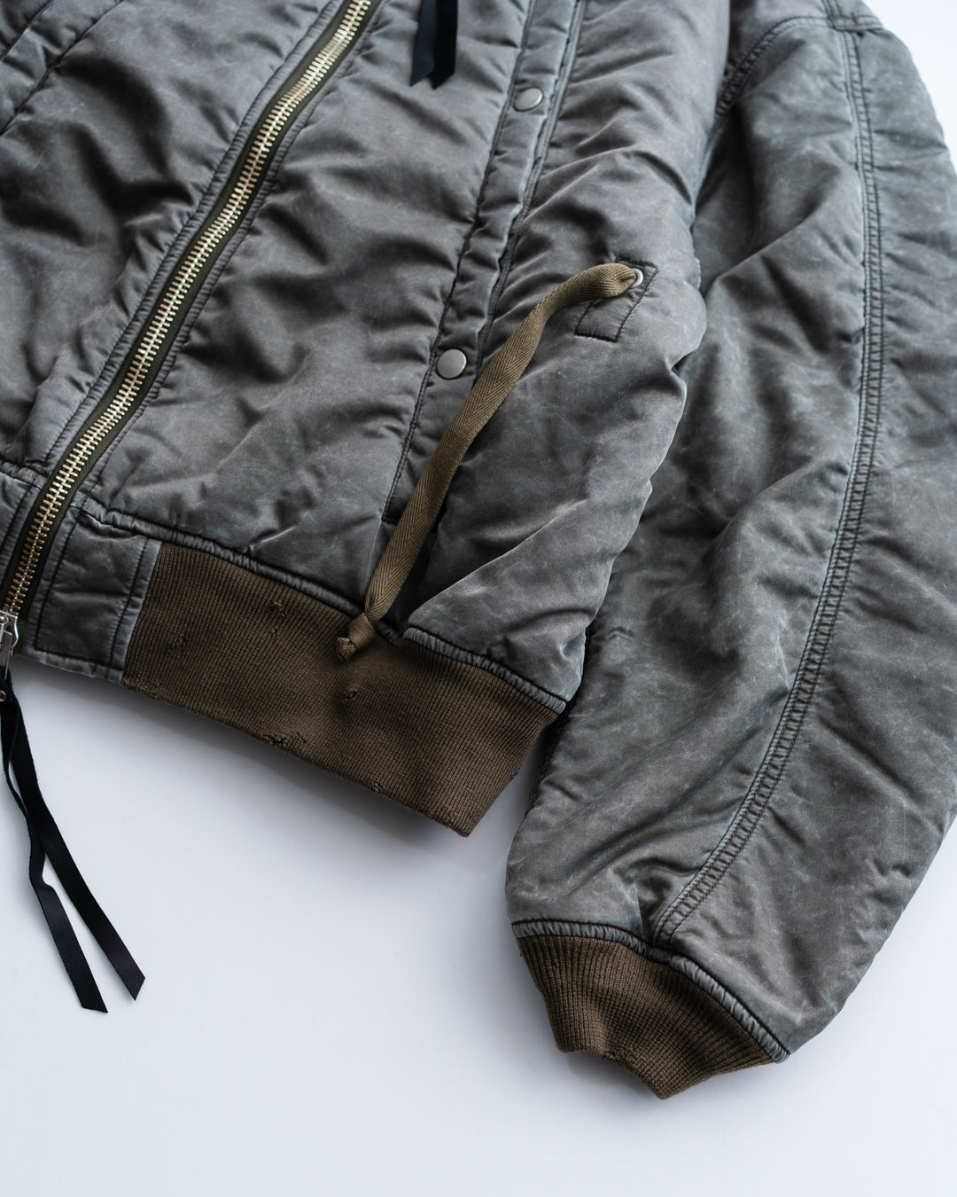 Name. WIDE POCKET FLIGHT JACKET : FADED