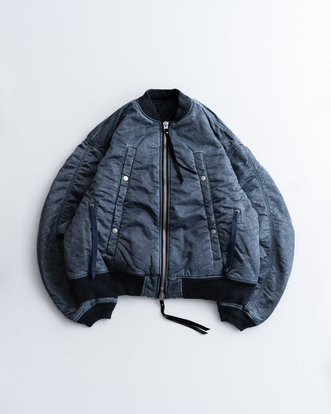 Name. WIDE POCKET FLIGHT JACKET : FADED