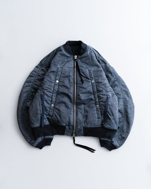 Name. WIDE POCKET FLIGHT JACKET : FADED