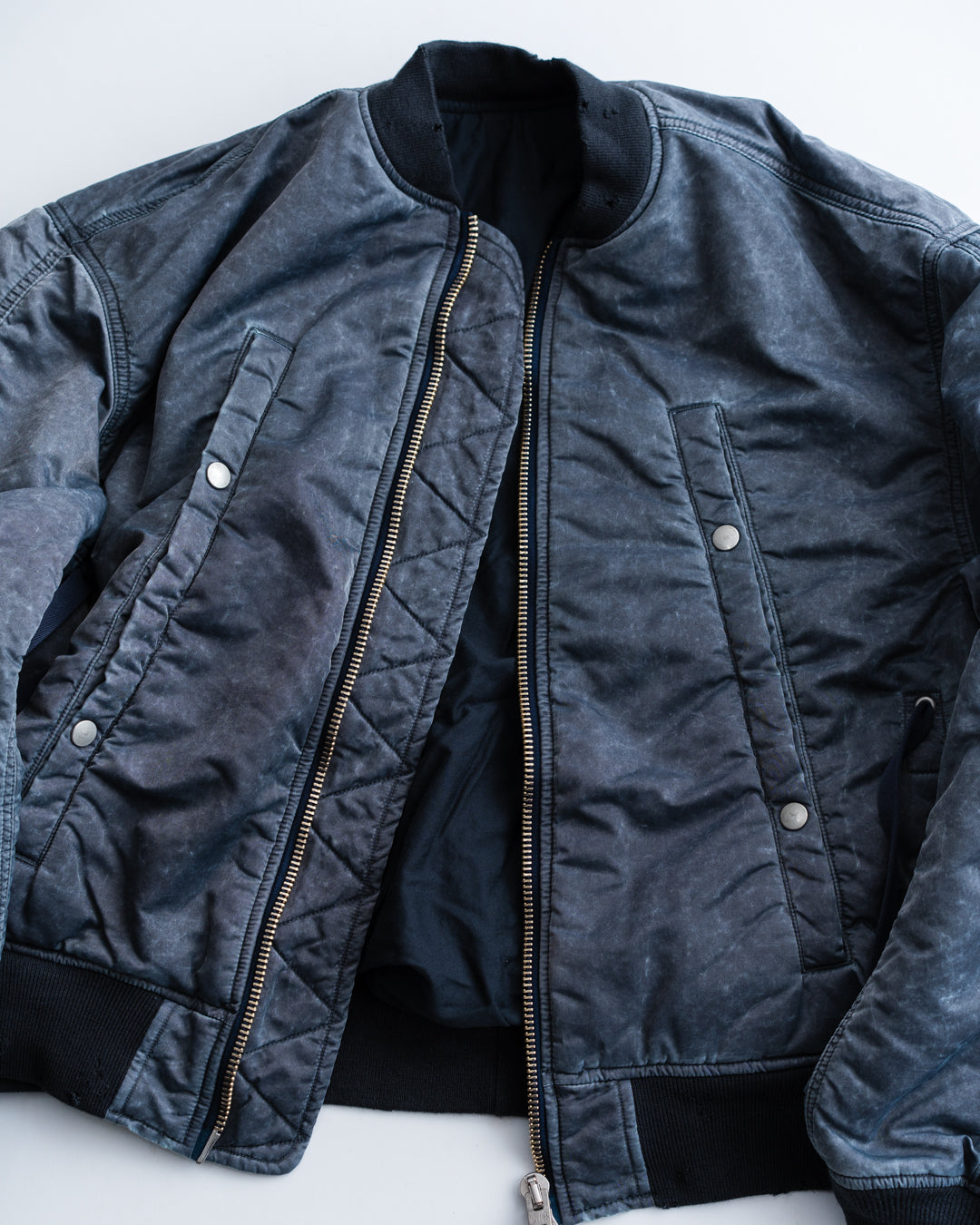 Name. WIDE POCKET FLIGHT JACKET : FADED