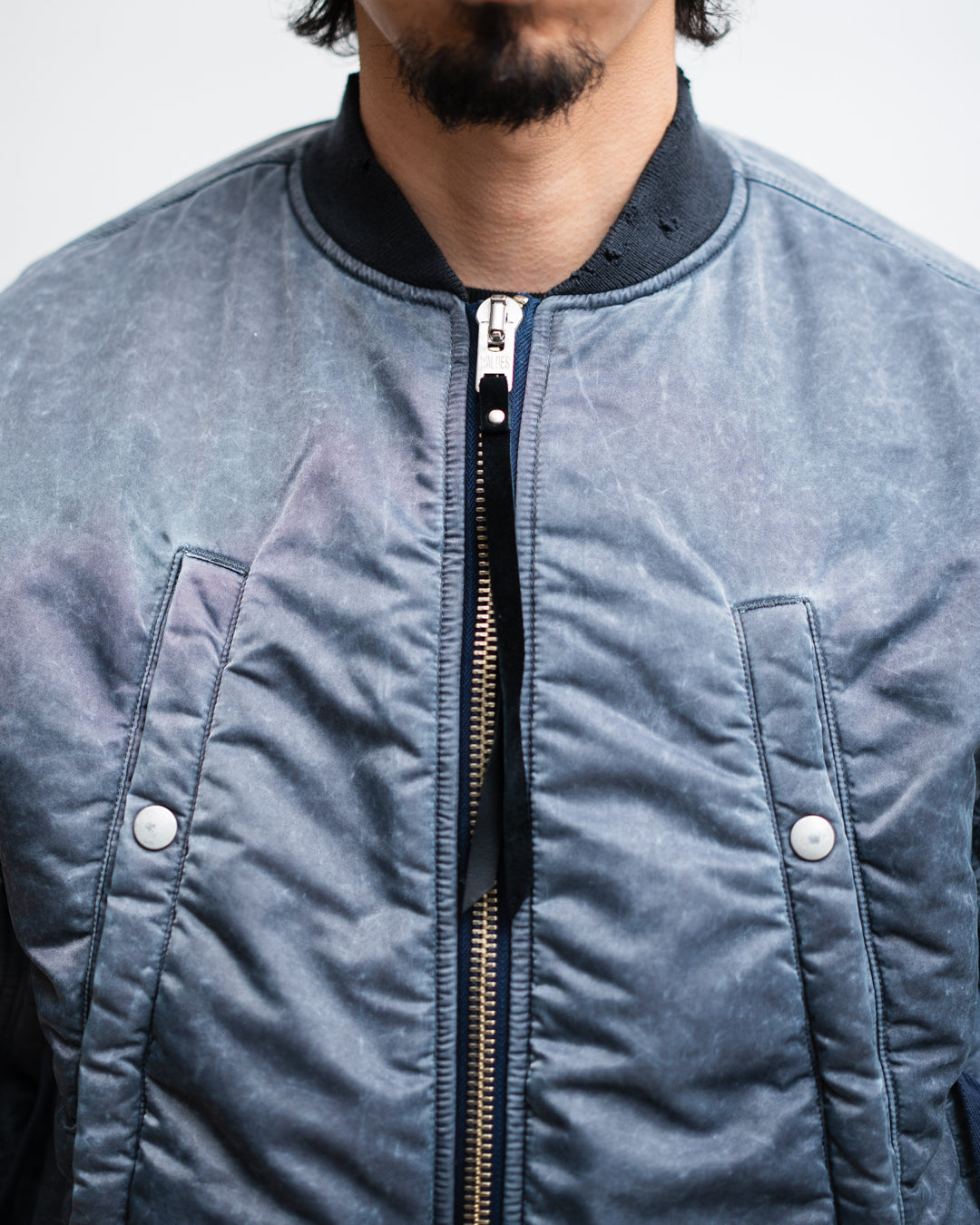 Name. WIDE POCKET FLIGHT JACKET : FADED