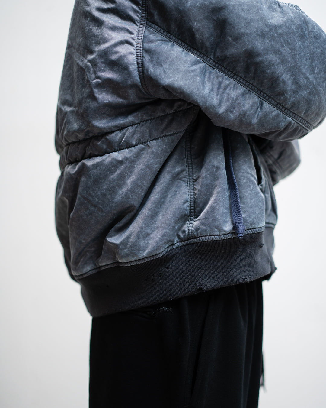 Name. WIDE POCKET FLIGHT JACKET : FADED