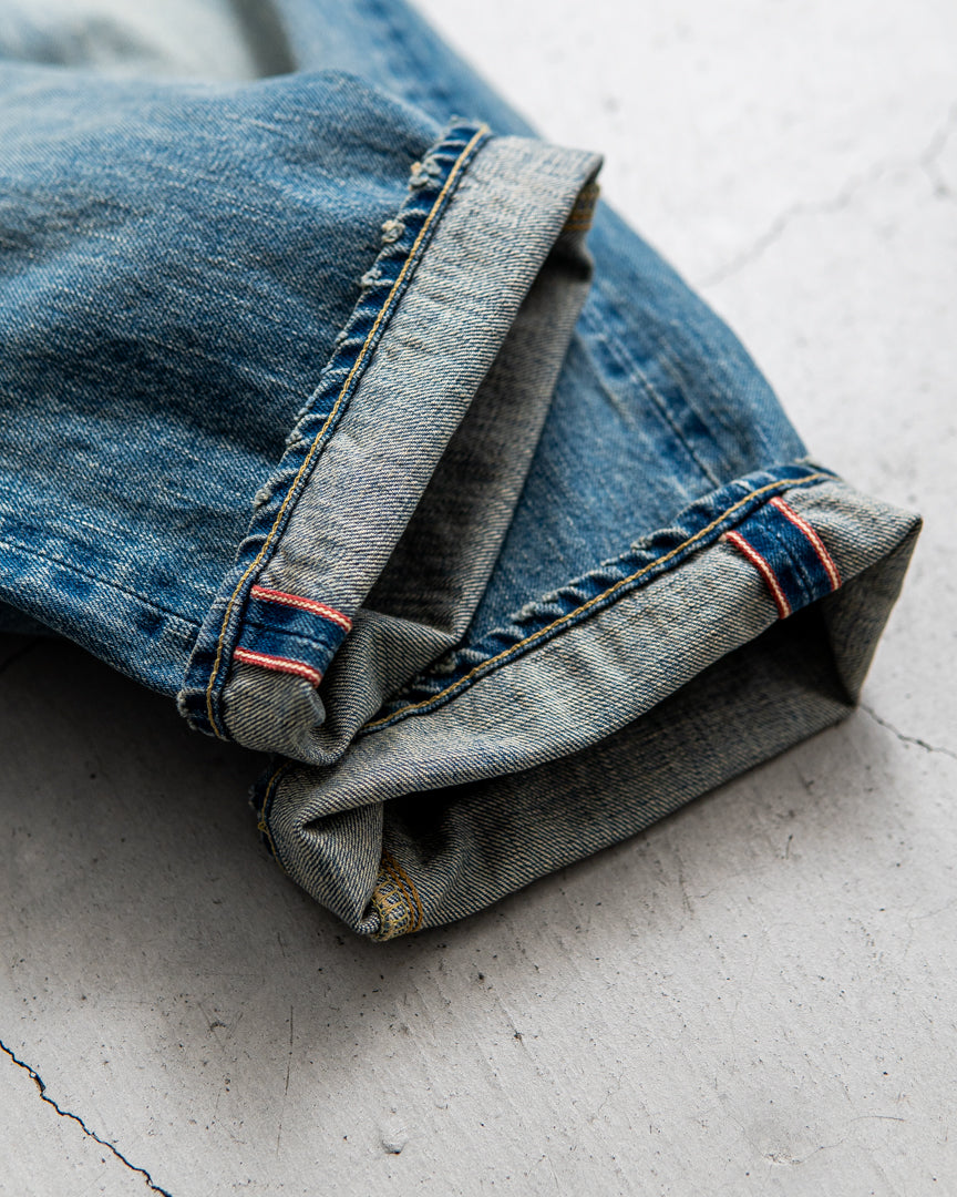 INTERIM VINTAGE WASHED "1953XX SHABBY" SHUTTLE DENIM TROUSERS