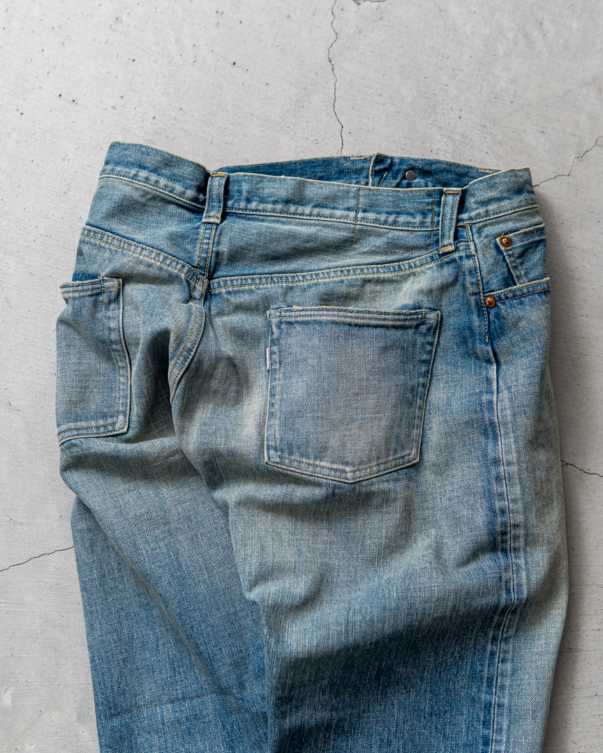 INTERIM VINTAGE WASHED "1953XX SHABBY" SHUTTLE DENIM TROUSERS