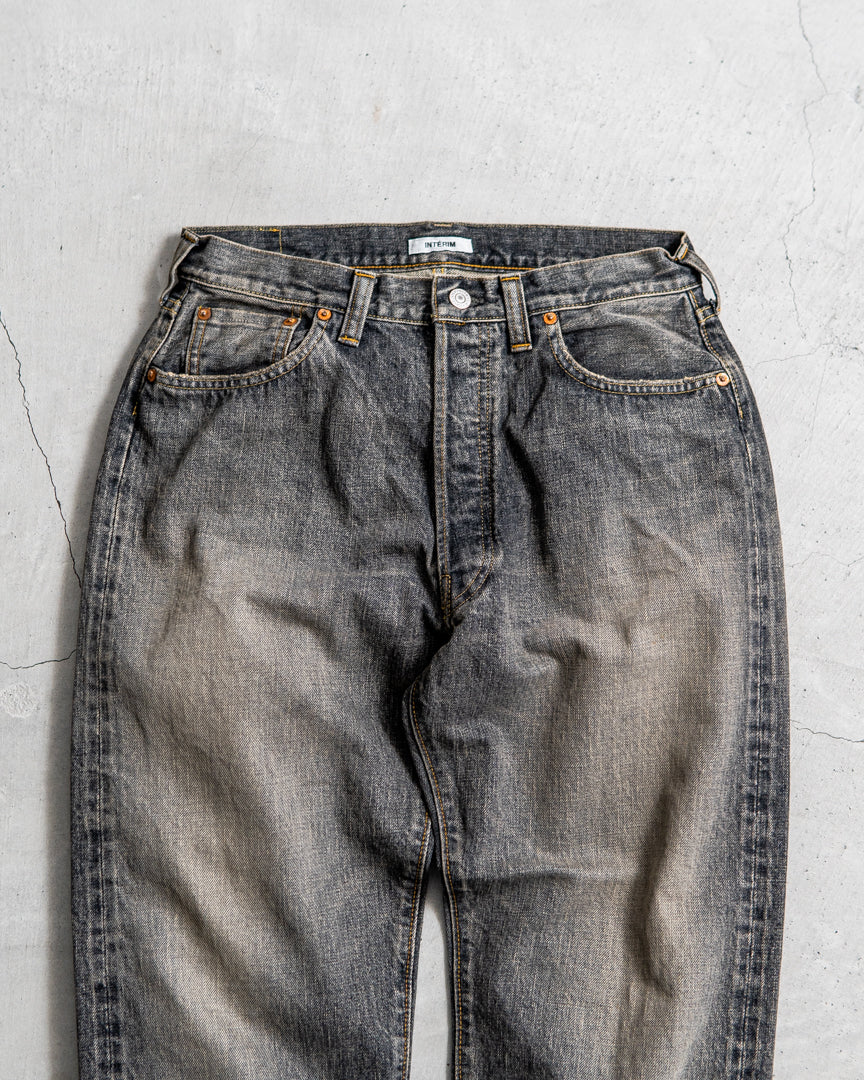 INTERIM VINTAGE WASHED "1953XX SHABBY" SHUTTLE DENIM TROUSERS