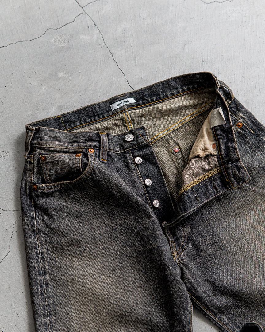 INTERIM VINTAGE WASHED "1953XX SHABBY" SHUTTLE DENIM TROUSERS