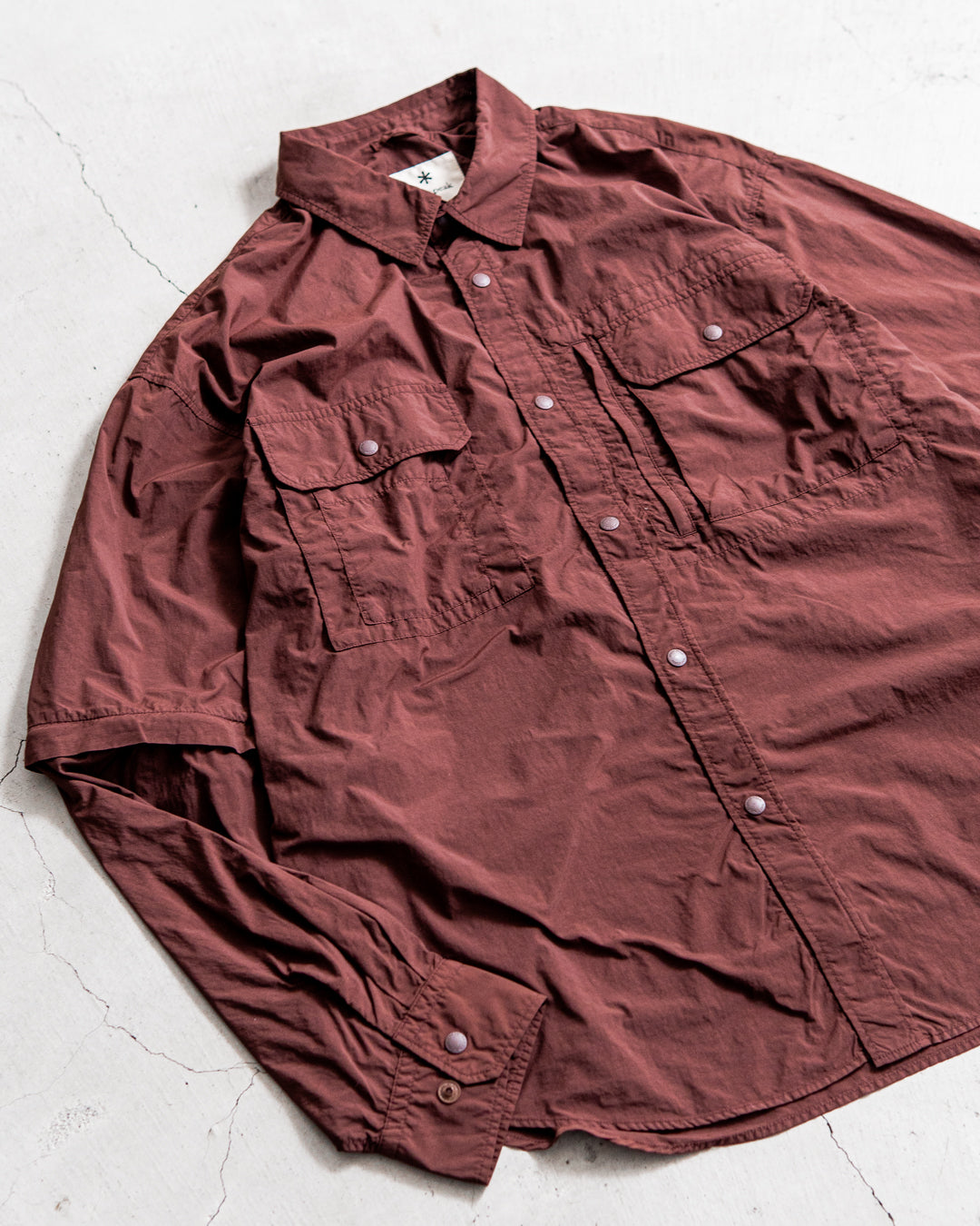 【2WAY ITEM】snow peak Garment Dyed Convertible Shirt