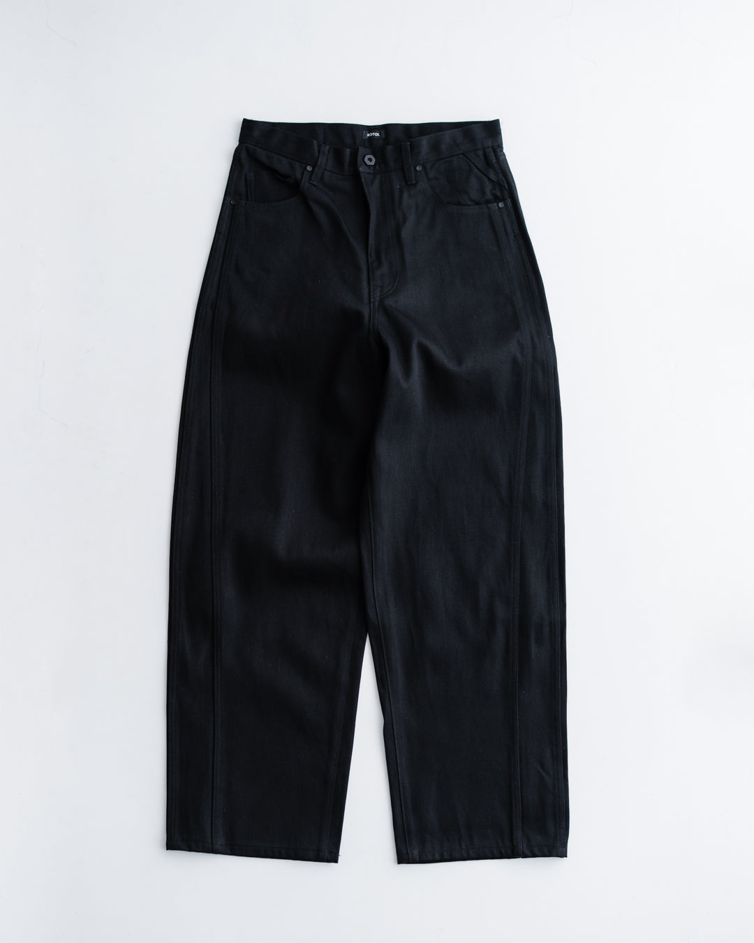 [9.5 sat 12:00 Release] ROTOL Triple Seams 6P Denim Wide Black