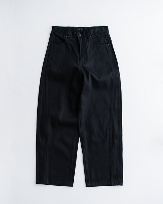 [9.5 sat 12:00 Release] ROTOL Triple Seams 6P Denim Wide Black