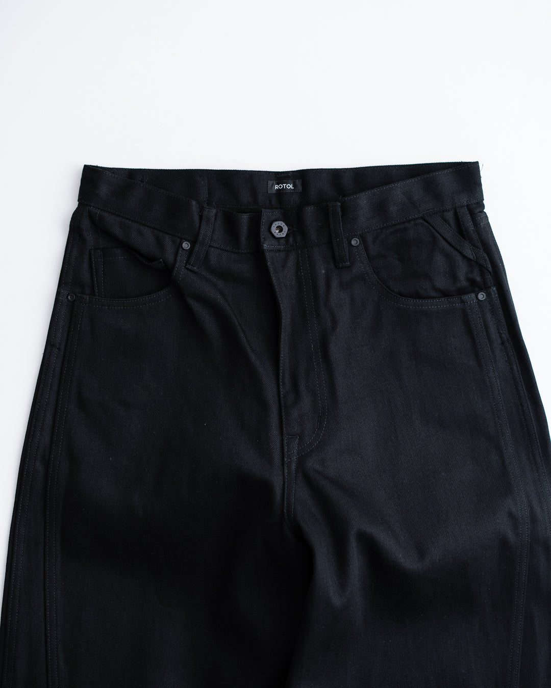 [9.5 sat 12:00 Release] ROTOL Triple Seams 6P Denim Wide Black