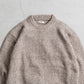 INTERIM HYPER BIG 3GG YAK ALPACA CREW SWEATER