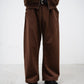 [9.5 sat 12:00 Release] ROTOL Solid Sweat Foldover pants