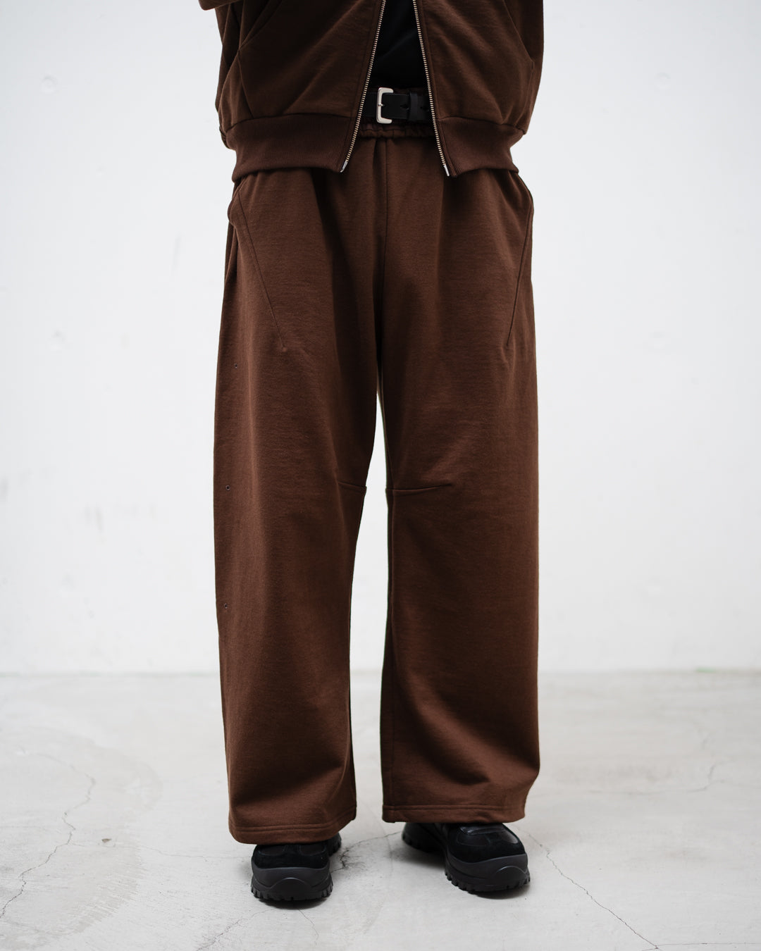 [9.5 sat 12:00 Release] ROTOL Solid Sweat Foldover pants