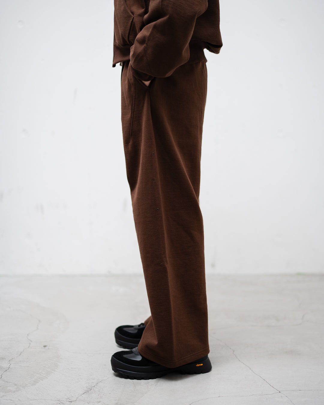 [9.5 sat 12:00 Release] ROTOL Solid Sweat Foldover pants