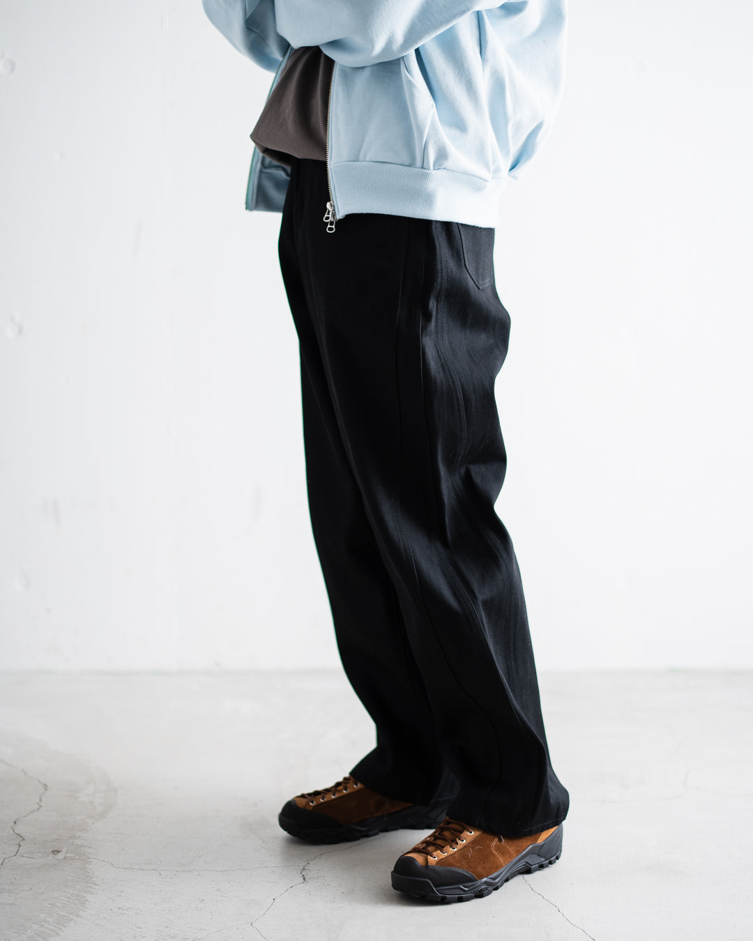 [9.5 sat 12:00 Release] ROTOL Triple Seams 6P Denim Wide Black