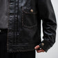 [9.12 sat 11:00 Release] BOWWOW LACE-UP LEATHER TRUCKER JACKET
