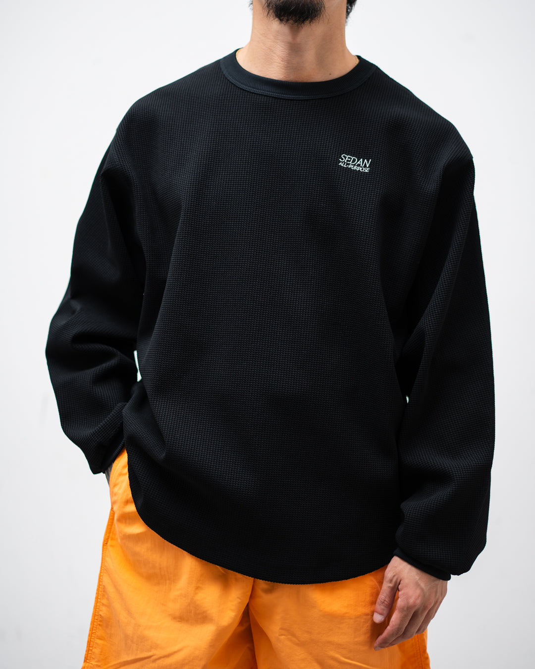 SEDAN ALL-PURPOSE OG Logo Waffle L/S Tee