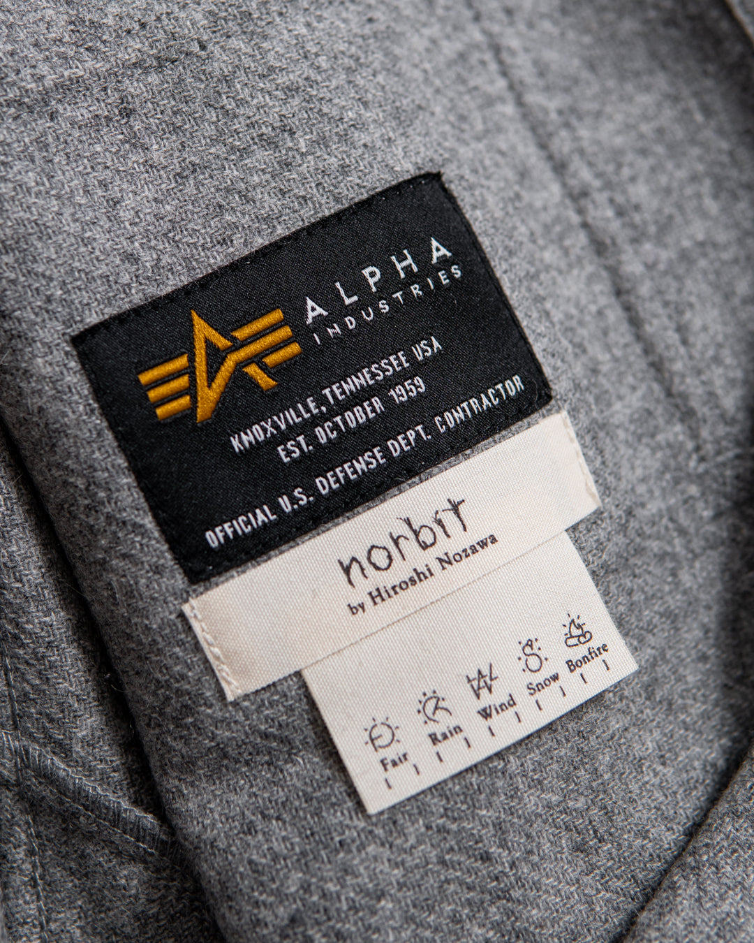 ノーバイト　デルタワークス　アルファ 通販] norbit × Alpha industries (ノービット× アルファー