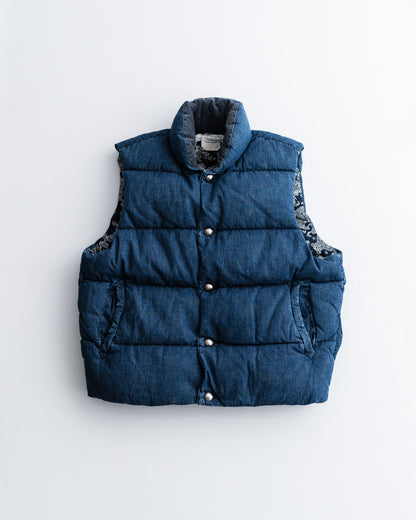 REMI RELIEF ナチュラル加工デニムダウンVEST