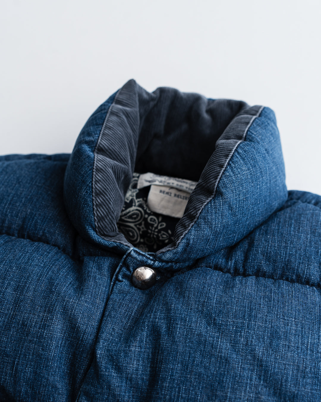 REMI RELIEF ナチュラル加工デニムダウンVEST