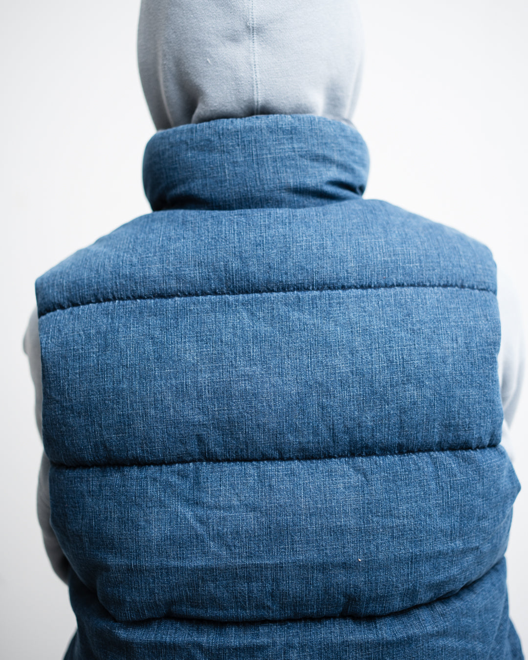 REMI RELIEF ナチュラル加工デニムダウンVEST