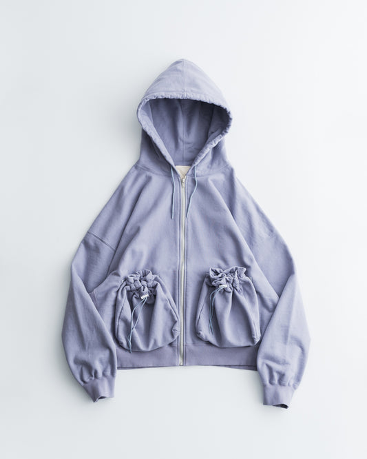 refomed  "KINCHAKU" ZIPUP HOODIE