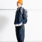 UNTRACE Leather patch baker pants  _190