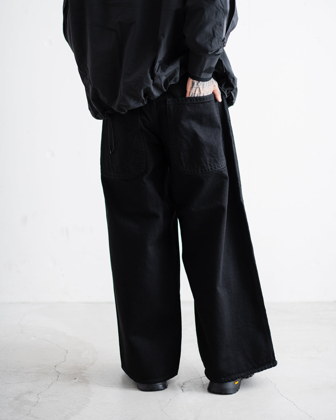 [9.12 sat 12:00 Release] ROTOL Massive Baggy Denim Black