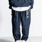 UNTRACE Leather patch baker pants  _190