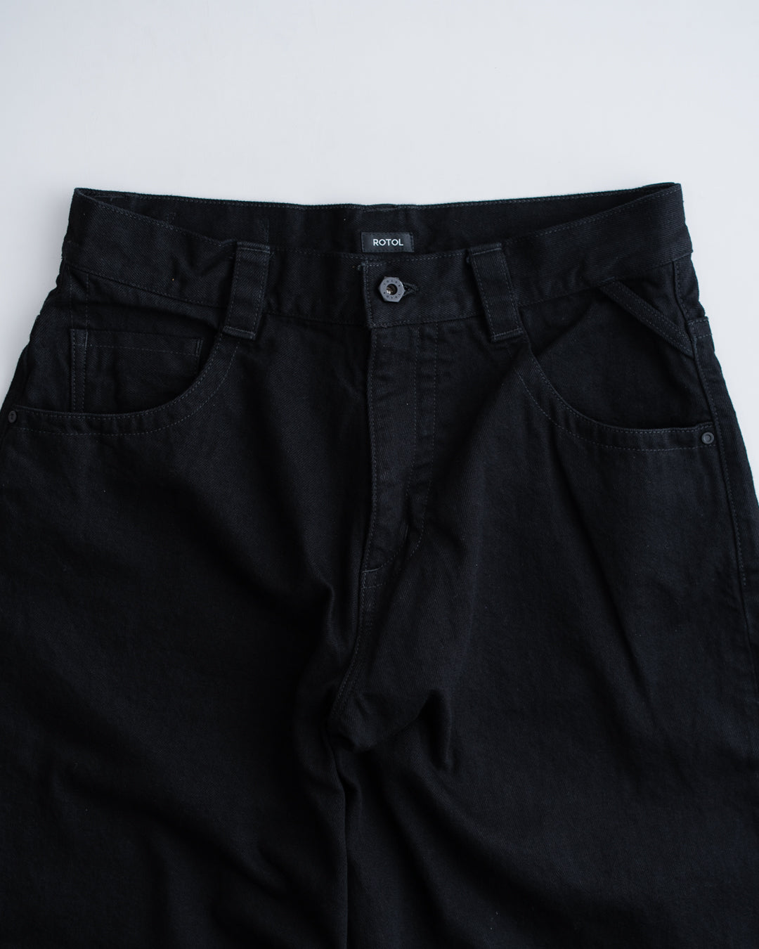 [9.12 sat 12:00 Release] ROTOL Massive Baggy Denim Black