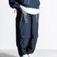 UNTRACE Leather patch baker pants  _190