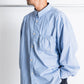 refomed  WRIST PATCH WIDE SHIRT"STRIPE"