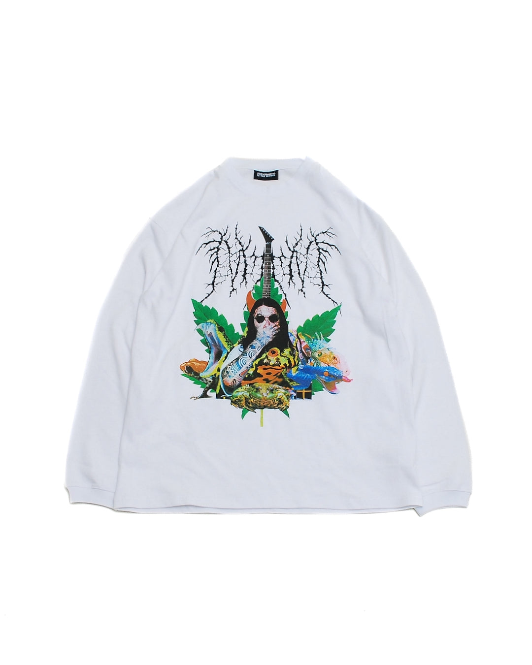 NISHIMOTO IS THE MOUTH METAL COLLAGE L/S TEE