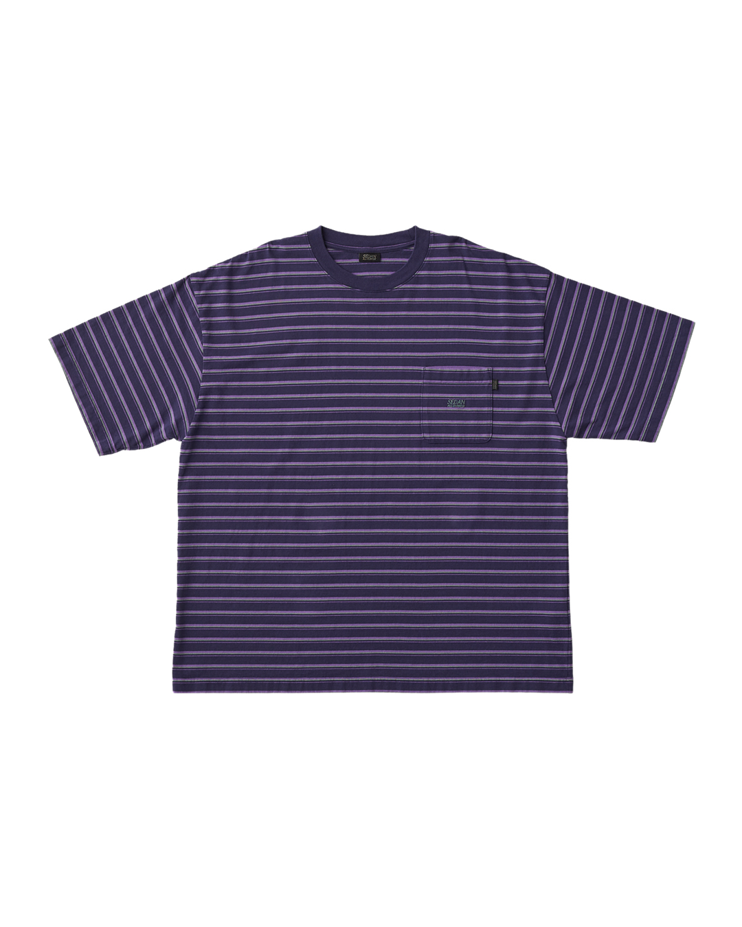 SEDAN ALL-PURPOSE STRIPED S/S POCKET TEE