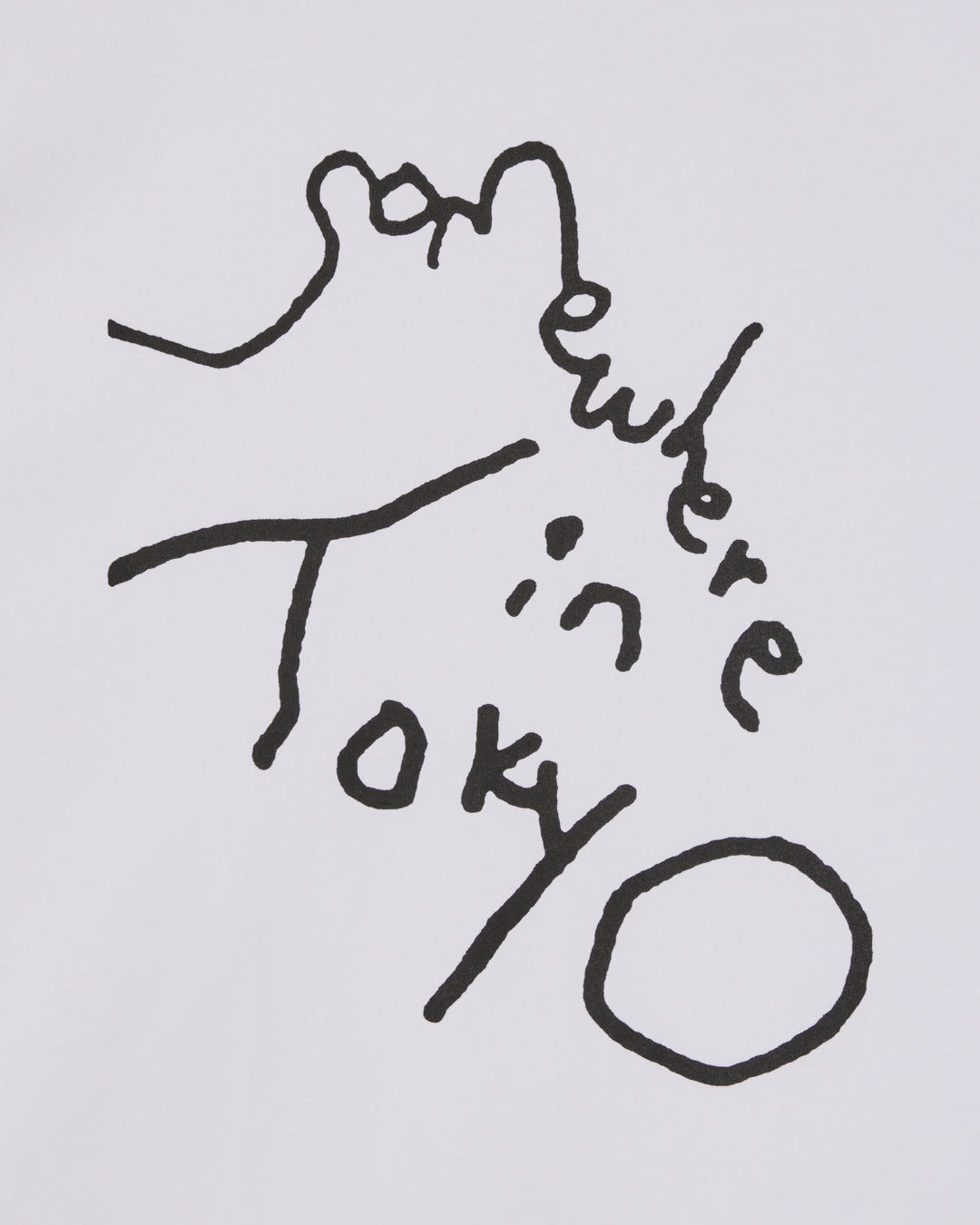 [6.6 sat 12:00 Release] Somewhere in Tokyo Logo Tee / Designed by Tomoo Gokita