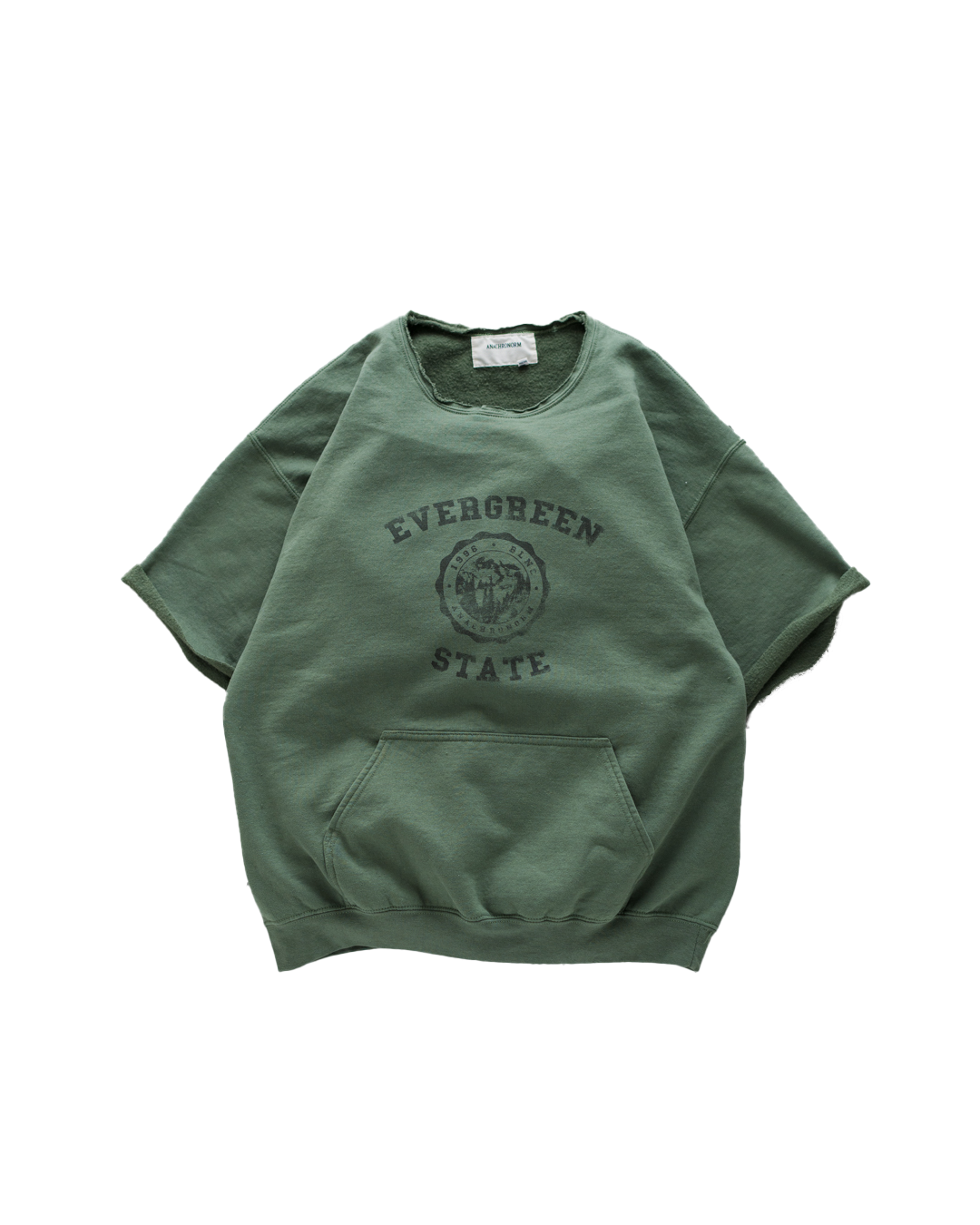 ANACHRONORM COLLEGE CUT-OFF S/S SWEAT