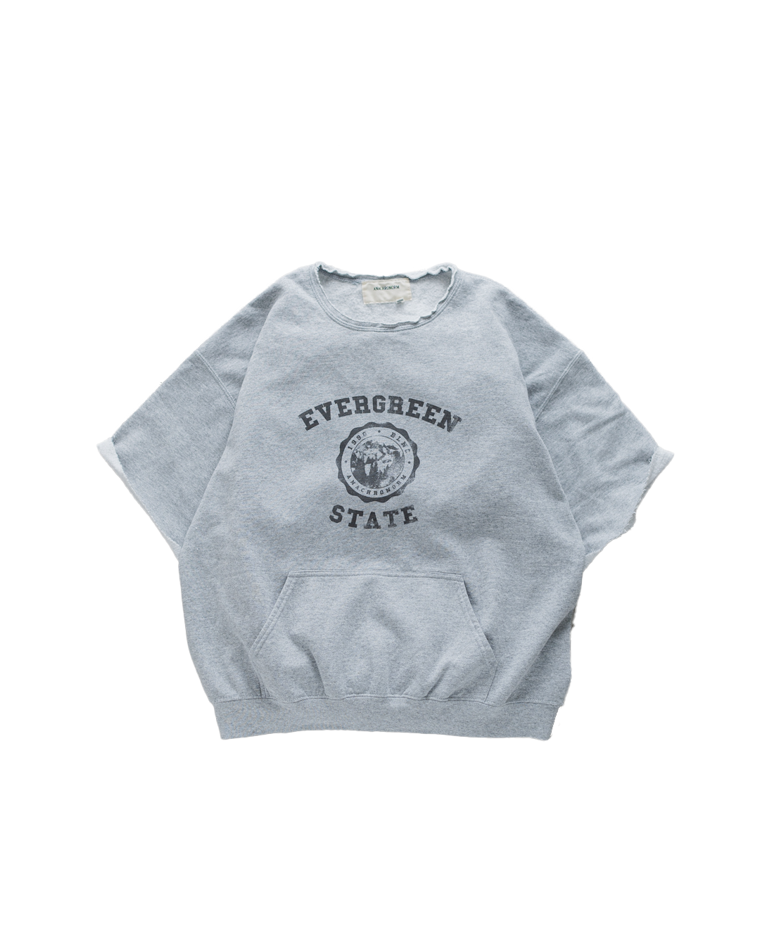 ANACHRONORM COLLEGE CUT-OFF S/S SWEAT