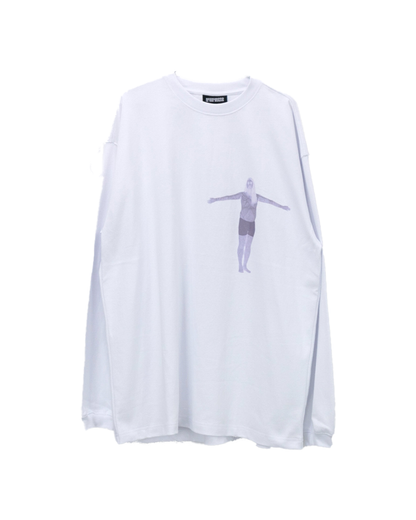NISHIMOTO IS THE MOUTH CROSS L/S TEE