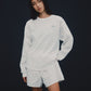 [9.5 sat 12:00 Release] SEDAN ALL-PURPOSE OG Logo Waffle L/S Tee