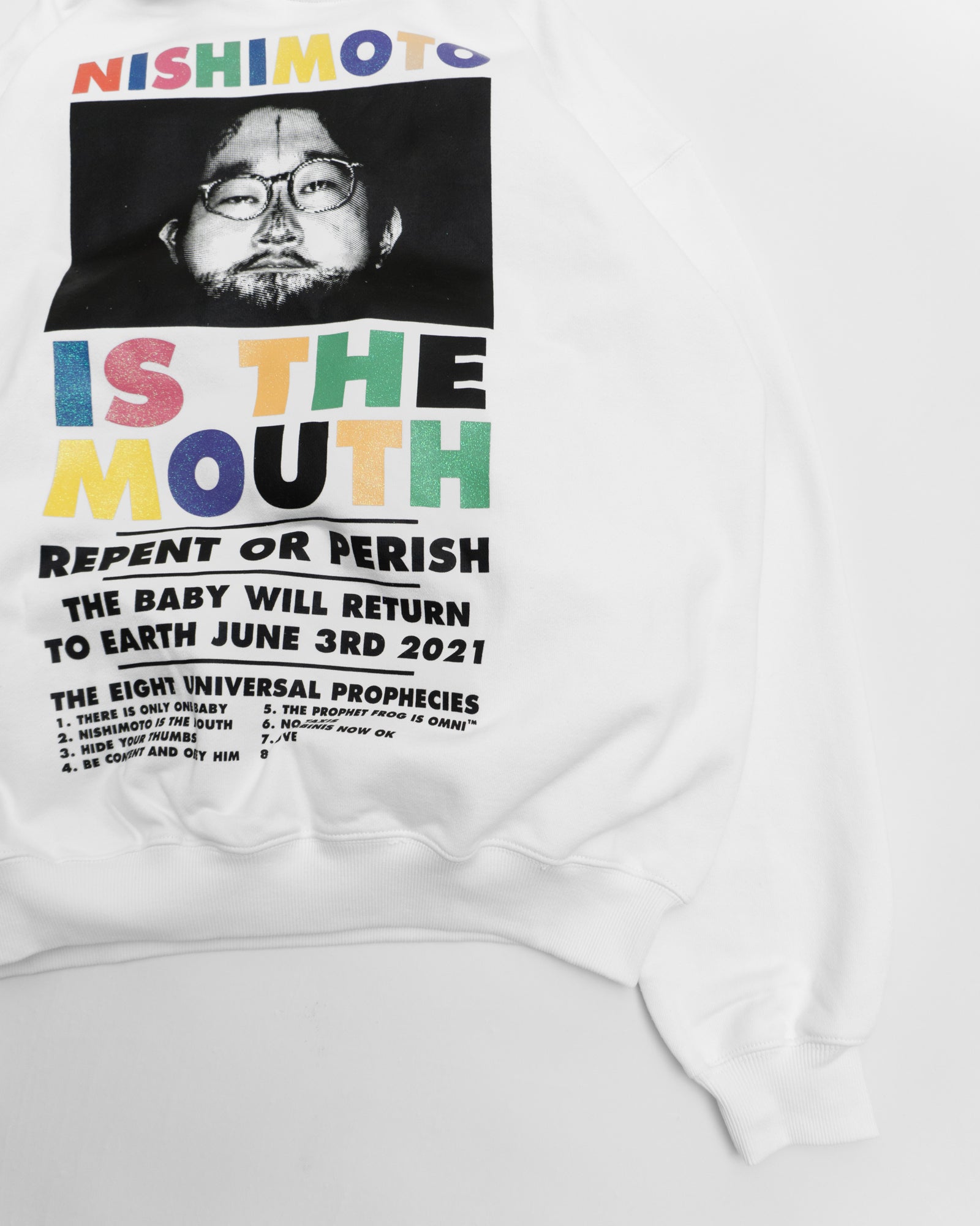 NISHIMOTO IS THE MOUTH CLASSIC SWEAT HOODIE(GLITTER)