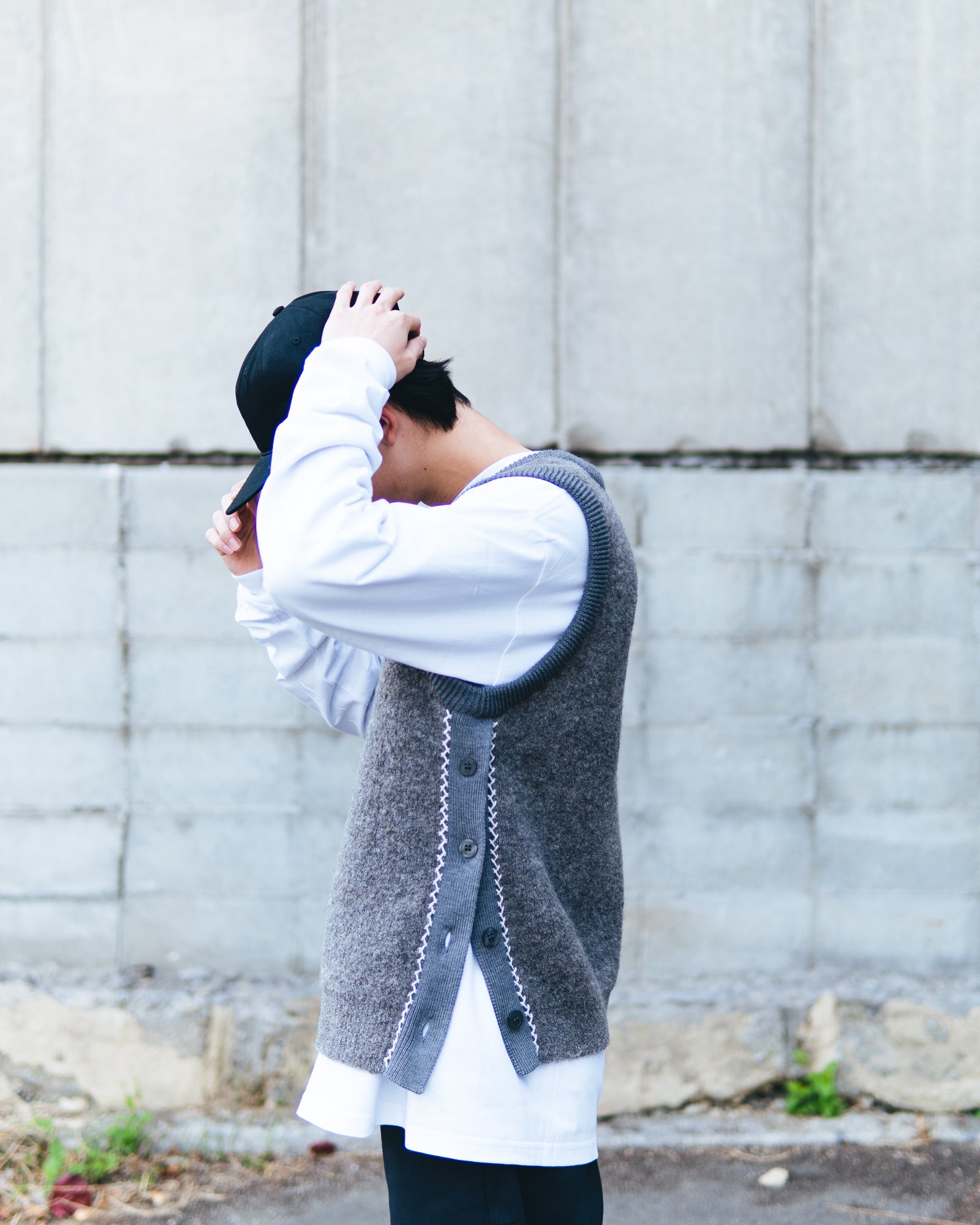 ALLEGE アレッジKnit Vest ニットベスト-