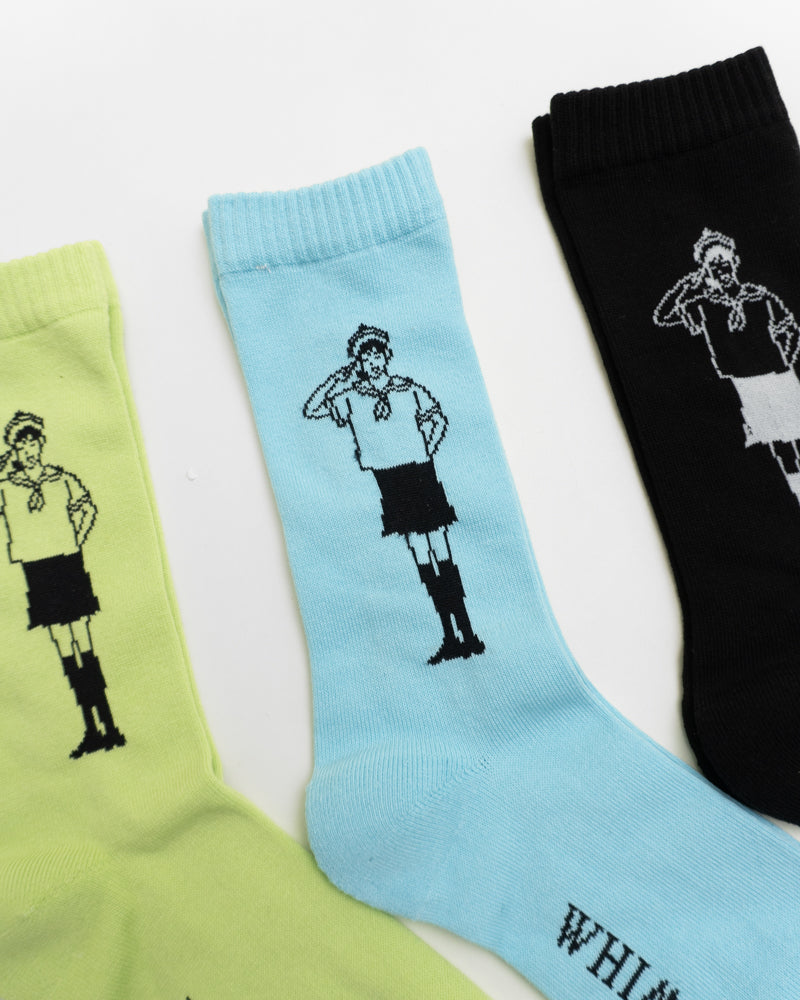 WHIMSY NORIKO KICK OUT SHOOTING SOCKS 靴下 - レッグウェア