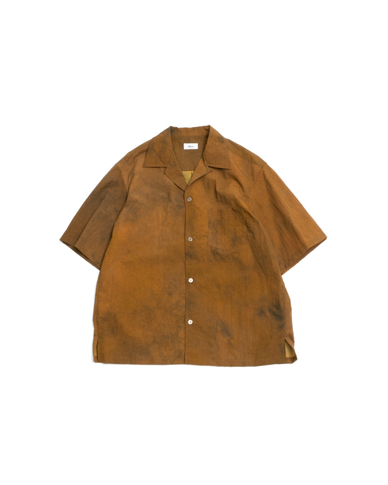 Allege Kago Dyed Open Callor S/S Shirt