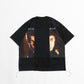Children of the discordance  RE-CONSTRUCTED VINTAGE PATCHWORK TEE G - BLACK